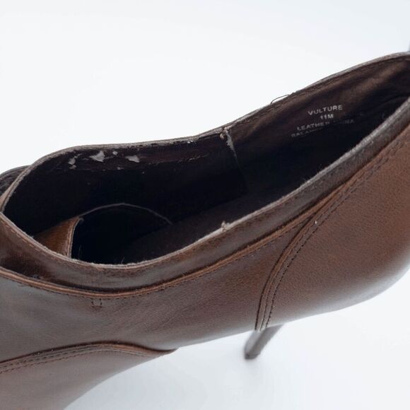 Steve Madden Vulture Leather Heels 11M Laced Oxford - Picture 9 of 11